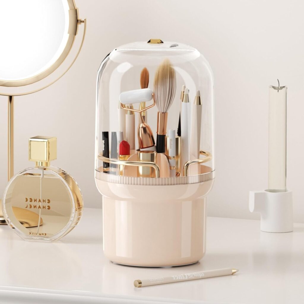 rotating makeup brush Holder