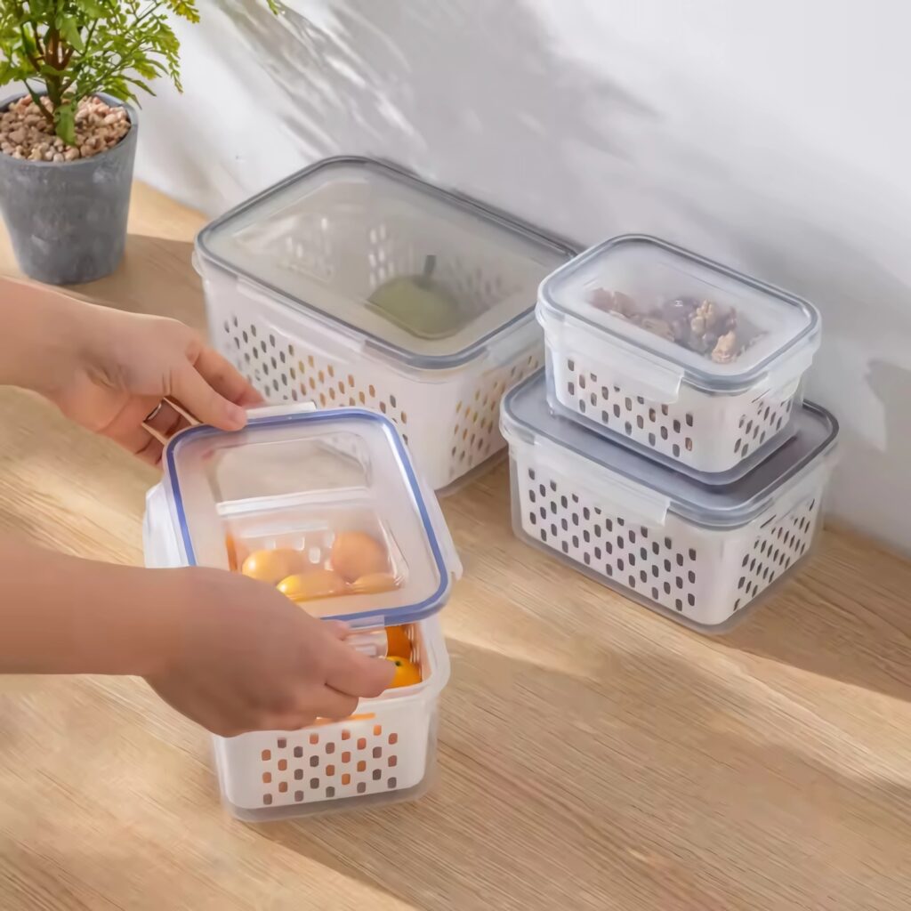 vegetable storage containers for refrigerator